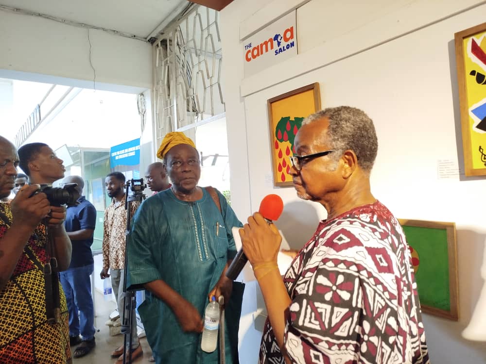 CAMAA Salon commissioned with an Exhibition of Dr Bode Falomo’s Painting & Literary Works (March 4, 2025)