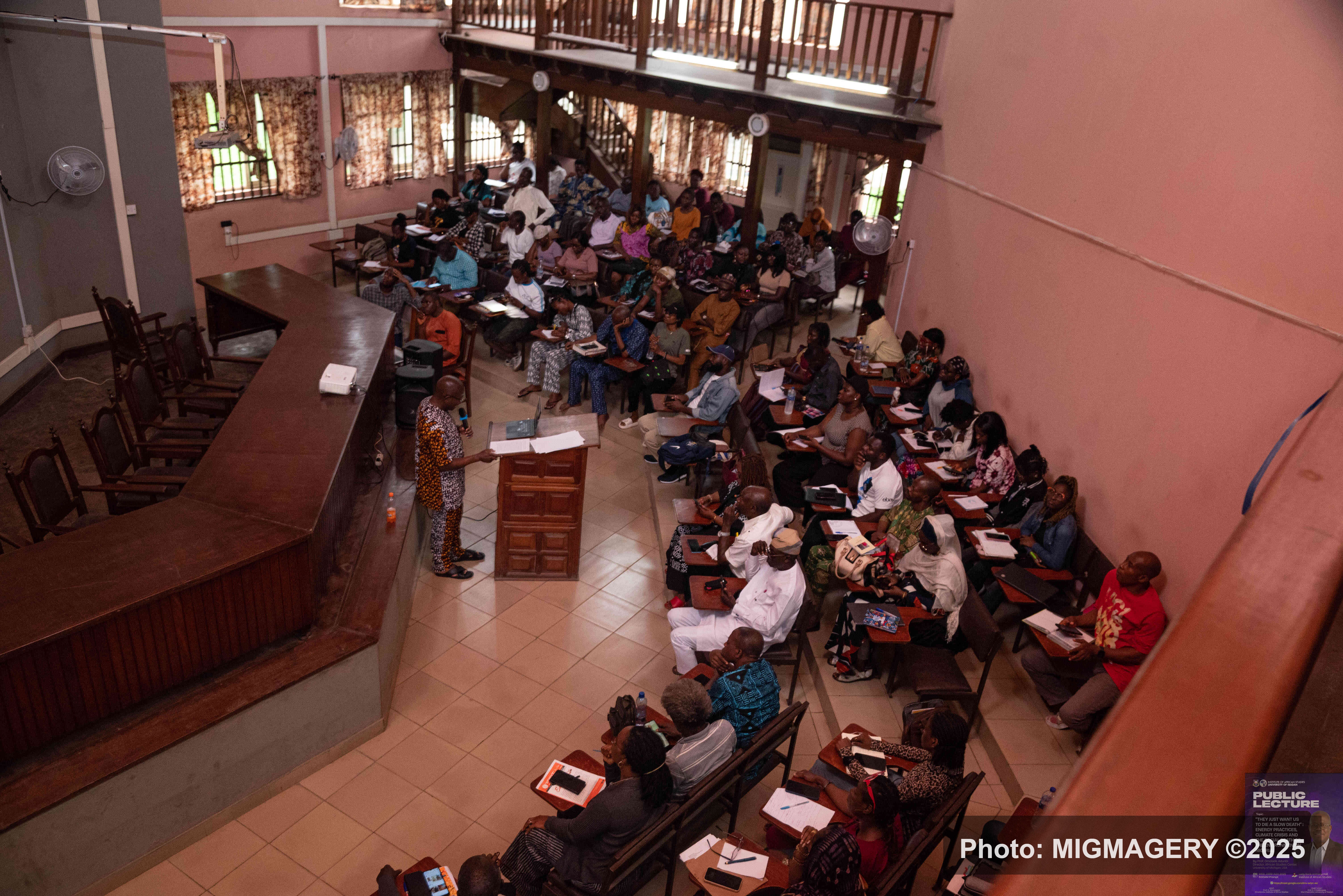 Public Lecture: Professor Omolade Adunbi Gives Lecture on Energy Practices, Climate Change and The Environment (July 23, 2025)